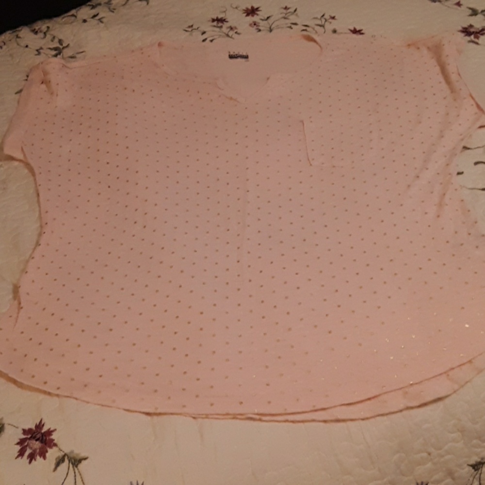 Basic Editions pink tee